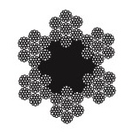 Канат тройной свивки типа лк-р конструкции 6x7x19 (1+6+6/6)+1 о.с. (ГОСТ 3089-80)
